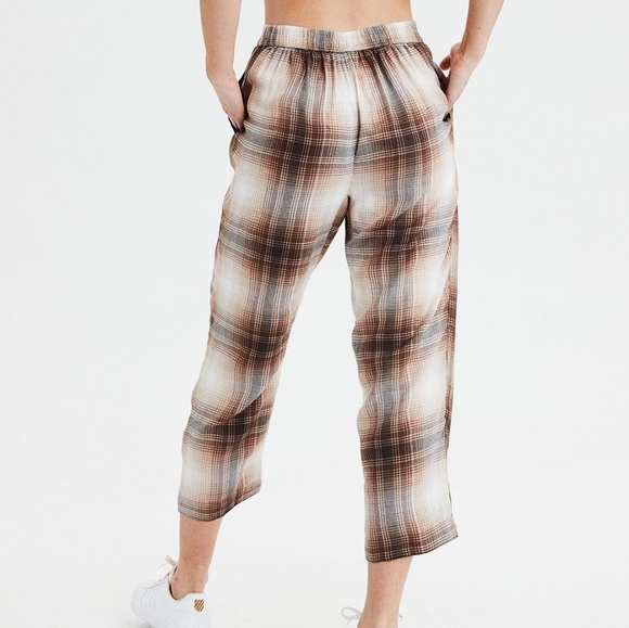 plaid pants american eagle